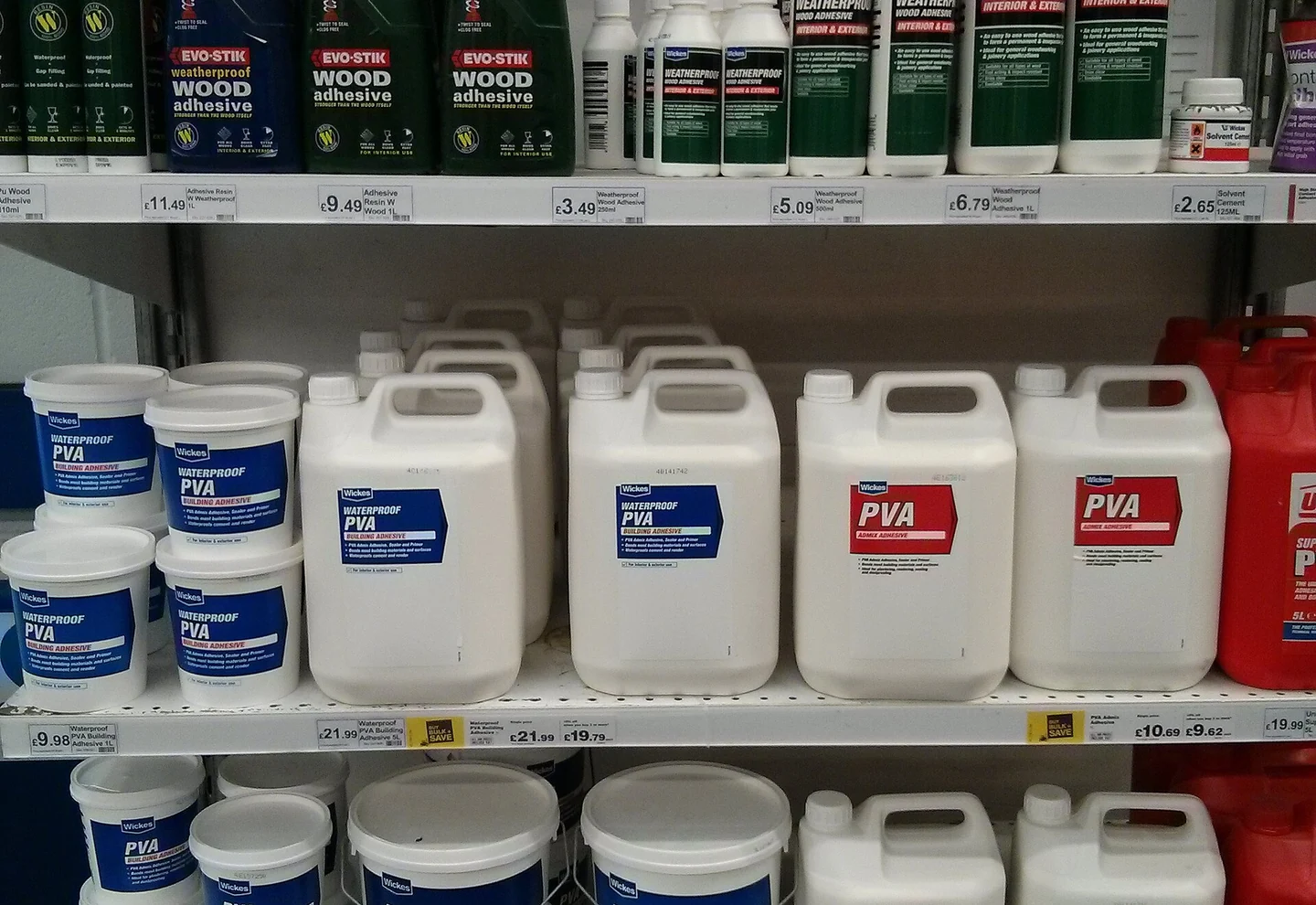PVA adhesive used for construction bonding