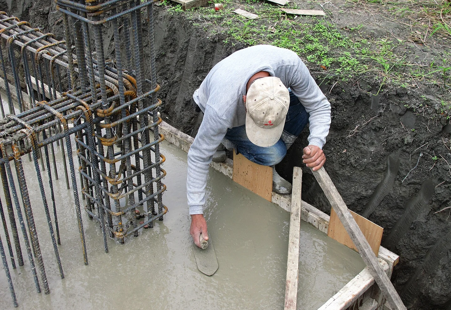 Precision grouting on a construction project