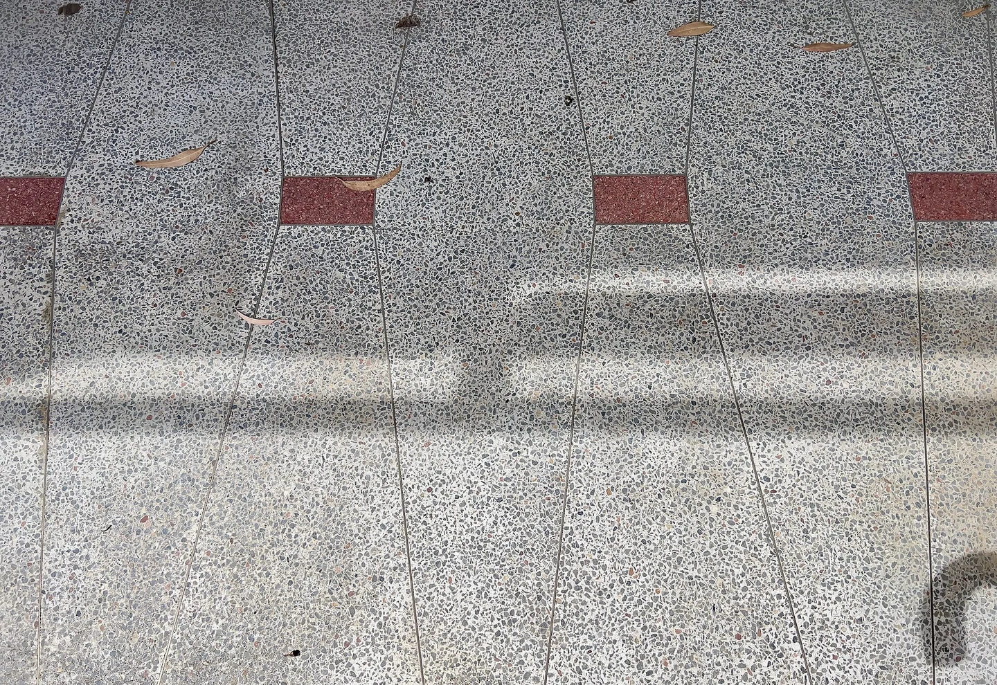 Clear protective coating on concrete